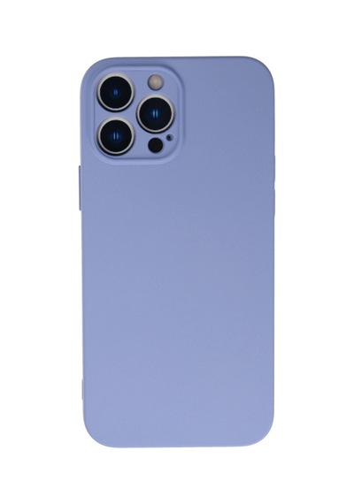 Apple iPhone Uyumlu,  13 Pro Max Kılıf Nano İçi Kadife Silikon - Lila