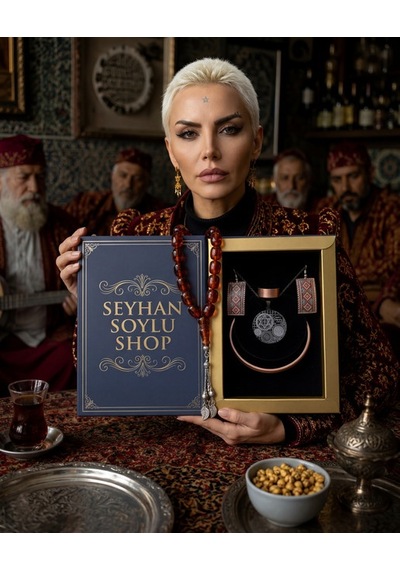 Özel Tasarım Kitap Kutulu Kadın Bakır Takı Seti Ve Tesbih Kombini - Kolye Küpe Bileklik Yüzük 5 Parça Otantik Şık Hediyelik - Doğum Günü Yıl Dönümü Anneler Günü Kadınlara Özel Gösterişli Hediye - N-00062 Özel Tasarım Kitap Kutulu Kadın Bakır Takı Seti Ve Tesbih Kombini - Kolye Küpe Bileklik Yüzük 5 Parça Otantik Şık Hediyelik - Doğum Günü Yıl Dönümü Anneler Günü Kadınlara Özel Gösterişli Hediye - N-00062