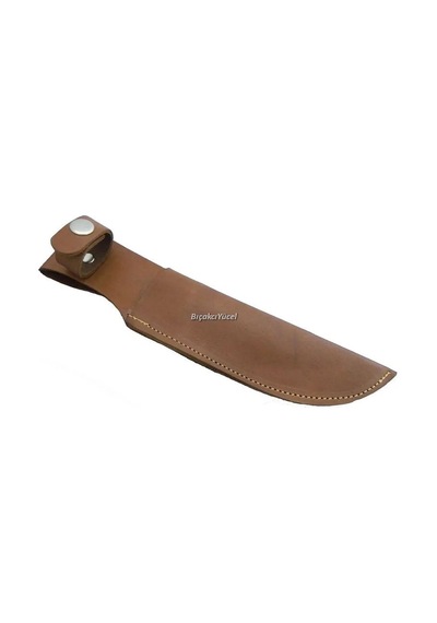 Diger Hakiki Deri Uzun Bıçak Kılıfı 27 Cm, Kemerlikli Diğer