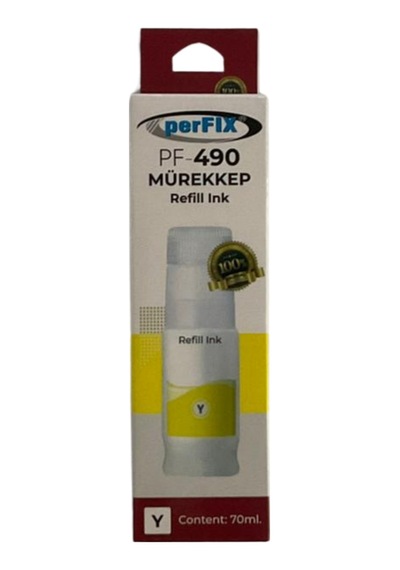 Perfıx Canon Pf Cgı-490y - Sarı 790 - 190 - Şişeli Mürekkep 70ml Diğer