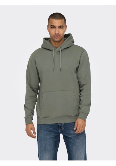 Only & Sons Onsconnor Lıfe Reg Koyu Gri Erkek Sweatshirt 22029225