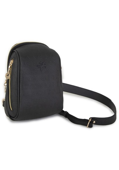 Nas Bag Bel Ve Body Bag Siyah Gofraj Siyah
