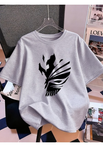 Noıssey Urban Pop Graphic Kadın Tişört Koleksiyonukod 5127 Gri