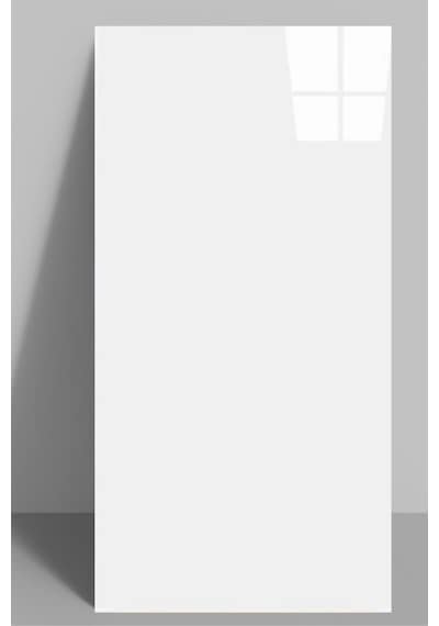 Shiny Düz Beyaz Parlak 30x60cm Yapışkanlı Mutfak Banyo Kaplama Köpük Duvar Paneli Kağıdı Beyaz