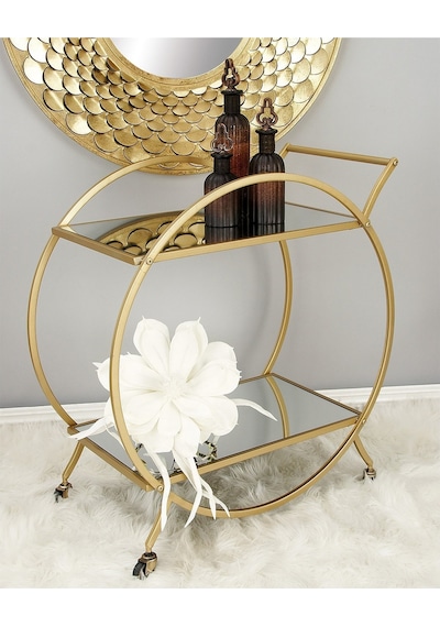 Dorka Gold Metal Servis Arabası