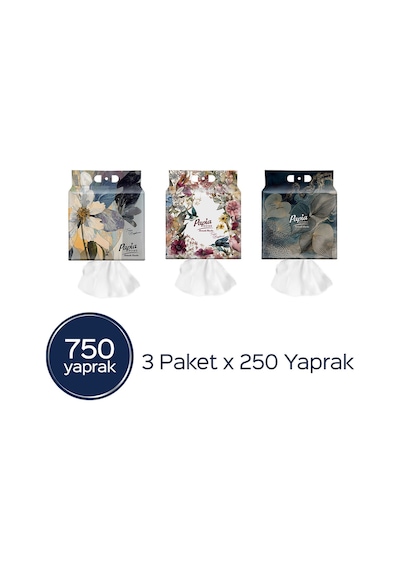 Papia Home Asmalı Havlu 750 Yaprak 3 Paketx250 Yaprak 01332105