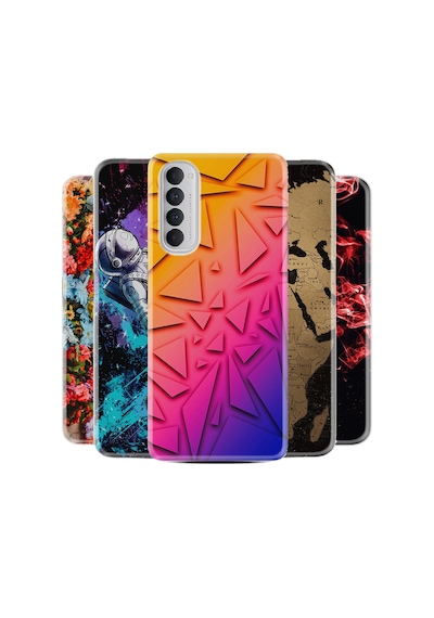 Oppo Reno 4 Pro Kilif Desenli Baskili Silikon Kiliflar 361420547