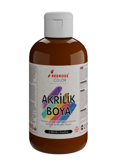 Kahverengi Akrilik Boya 250gr Diğer