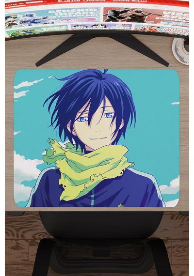Noragami Kaymaz Dikişli Kauçuk Oyuncu Mousepad V4 - 48x40 Xl Gaming Mouse Pad Fare Altlığı