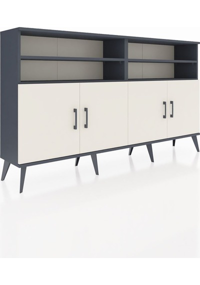 Arges Konsol 6 Raflı 4 Kapaklı 176x30x99 Antrasit-aytaşı/antrasit Antrasit-aytaşı/antrasit Arges Konsol 6 Raflı 4 Kapaklı 176x30x99 Antrasit-aytaşı/antrasit Antrasit-aytaşı/antrasit