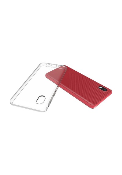 Gld-spt- Newface Samsung Uyumlu Galaxy A01 Core Kılıf Lüx Şeffaf Silikon