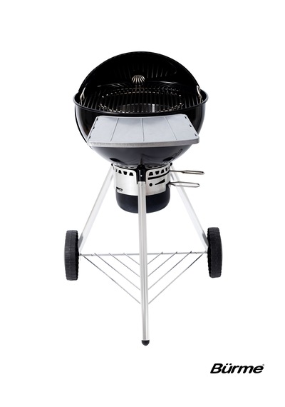 Partner 45.05 Black Masalı Profesyonel Kömürlü Barbekü Siyah
