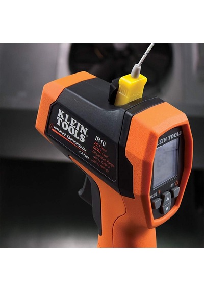 Klein Tools Ir10 Kızılötesi Termometre, Dijital, Çift Hedef Lazerli, 20:1
