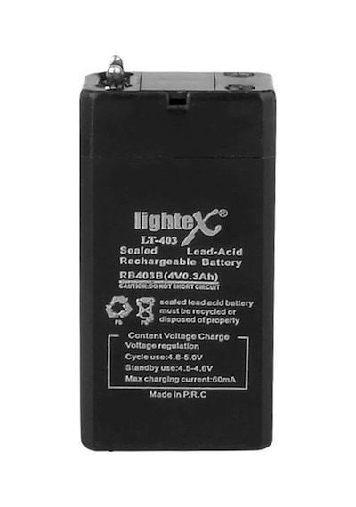 Lightex Lt-403 4 Volt 0.3 Amper Akü