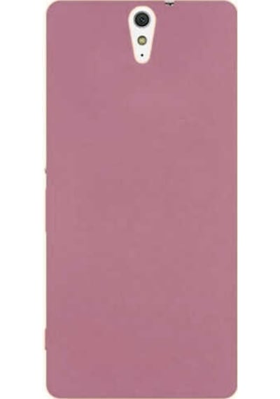 Sony Xperia C5 Kılıf Tchs Premier Silikon Kapak - Mürdüm Mürdüm