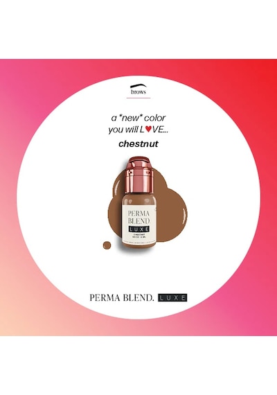 Perma Blend Luxe Chestnut Kalıcı Makyaj Kaş Pigmenti 15ml Diğer