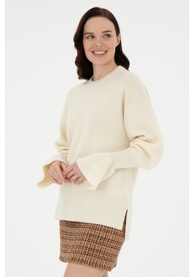 Pierre Cardin Kadın Ekru Kazak /triko 50296484-vr019 Ekru
