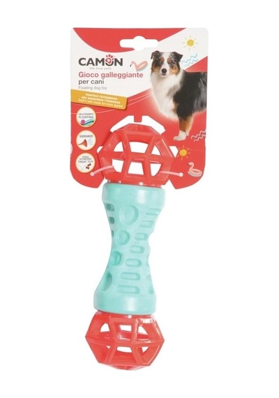 Dog Toy In Tpr Geometric Stick 22 Cm: Suda Yüzen, Sesli Ve Ödül Bölmeli Köpek Oyuncağı