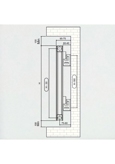 Smyrna Alüminyum Dizayn Radyatör Panel Petek - 600 X 485 7 Dilim