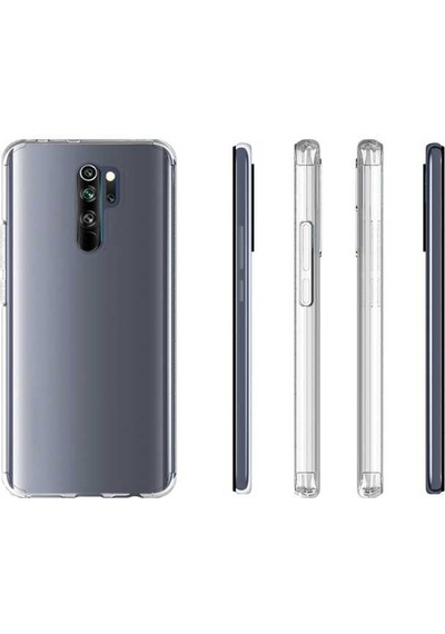 Kilifone - Redmi 9 Uyumlu - Kılıf Şeffaf Soft Slim Fitt Süper Silikon Kapak - Şeffaf