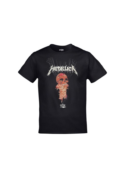Kalic Studio Unisex Siyah Metallica-one Baskılı Siyahorj363