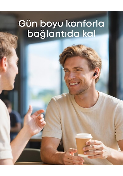 Anker Liberty Buds Bluetooth Kulaklık, Yarı Kulak İçi Tasarım, Gerçek Zamanlı Uyarlanabilir Gürültü Engelleme, Hızlı Şarj, Çeviri, 30 Saat Çalma Süresi, Siyah - D1200