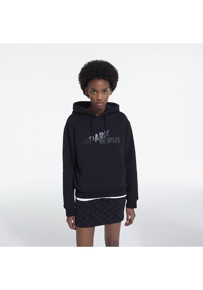 The Kooples Logomania Kadın Siyah Hoodie