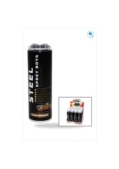 Sprey Boya Kahverengi 200ml Aerosol Metal Ahşap Plastik Yüzey Boy