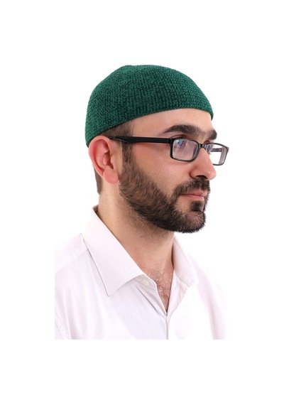 Kışlık Kadife Takke - Yeşil