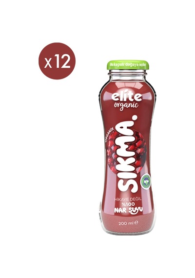 12'li Organik Nar Suyu 200 Ml