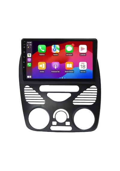 Oto Multimedya Fiat Siena S 1996 - 2004 / 4 Gb Ram 64 Gb Hdd / 9 Inch Hd Ekran - Carplay - Android 13 - Double Teyp - Navigasyon Cihazı Nvm