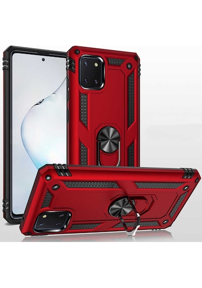 Samsung Uyumlu Galaxy Note 10 Lite Kilif Zirhli Miknatisli Standli Tank 414830510
