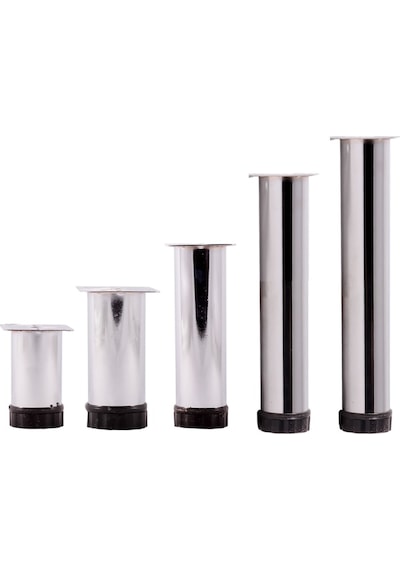 Ademkocplastik Adem Koç Plastik 42Mm Çaplı Tablalı Ayarlı Metal Ayak (4 Adet)
