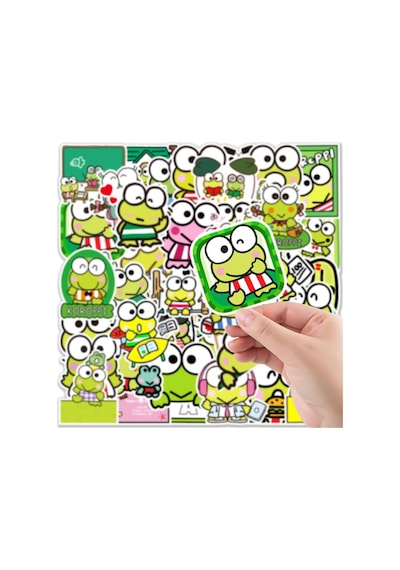 Keroppi Defter Suluk Laptop Notebook Tablet Telefon Kılıf Sticker Seti