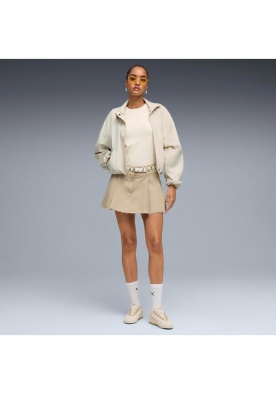 Puma Essential Elevated Kadın Ekru Tişört
