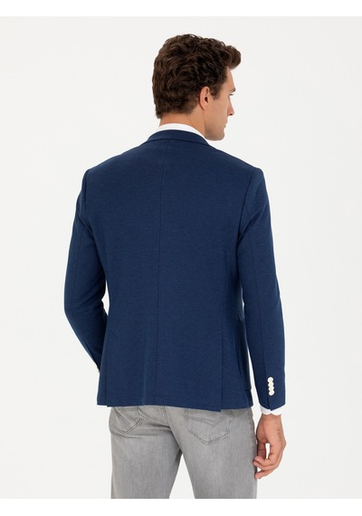 Cacharel Lacivert Slim Fit Spor Ceket
