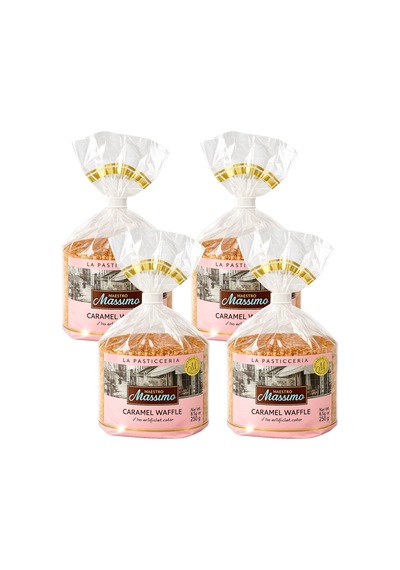 Maestro Massimo Caramel Waffle 252 Gr 4 Lü