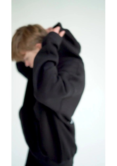Startmore Unisex High Five Sweatshirt Hoodie Siyah Siyah