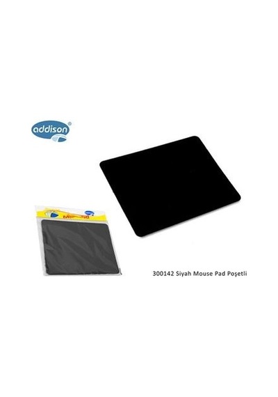 Addison 300142 Siyah Mouse Pad Poşetli Kdo