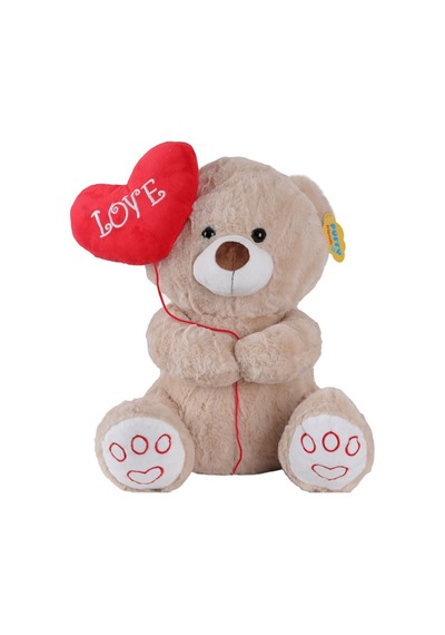 4740 Sun-jnh-pff-sk Peluş Ayı Kalpli Balonlu 40cm 2r