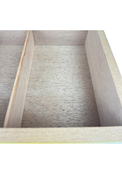 Puro Saklama Kutusu - Humidor Sarı/kareli