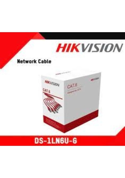 Hikvision Ds-1Ln6U-G Cat6 Utp 305M 23 Awg 4P-Pvc Network Kablo