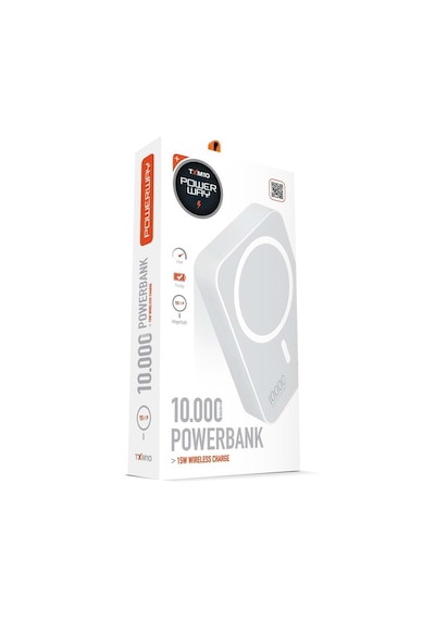 Powerway Txm10 10.000 Mah Pd 15w Magsafe Kablosuz Wireless Taşına