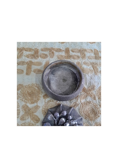 Eskilerden Gümüş Kaplama Kutu Bej Bej