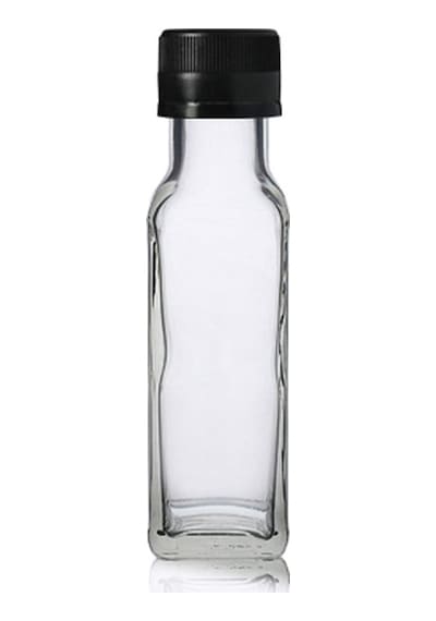 100ml Şeffaf Cam Maraska Şişe, 24 Adet, Zeytinyağı Şişesi, Cam Şişe, Sirke Şişesi,
