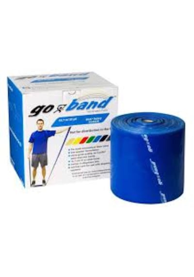 Cando Go-band Direnç Egzersiz Bandı Mavi Heavy 45.7 Mt -10-6424 Mavi