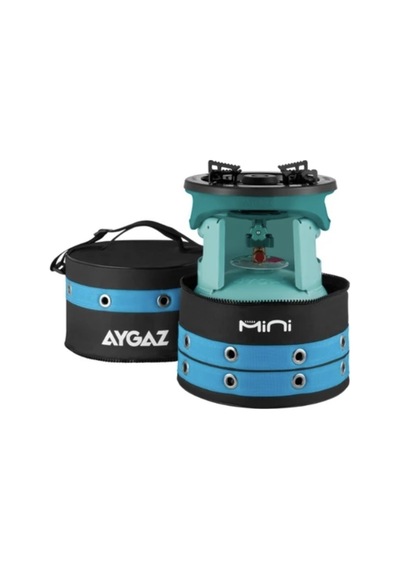 Aygaz Mini Ocak Çantası Siyah - Mavi