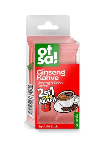 Otsa Ginseng & Reishi Kahve Stıck Asetat 3,5g X 10 Stıck Çekirdek