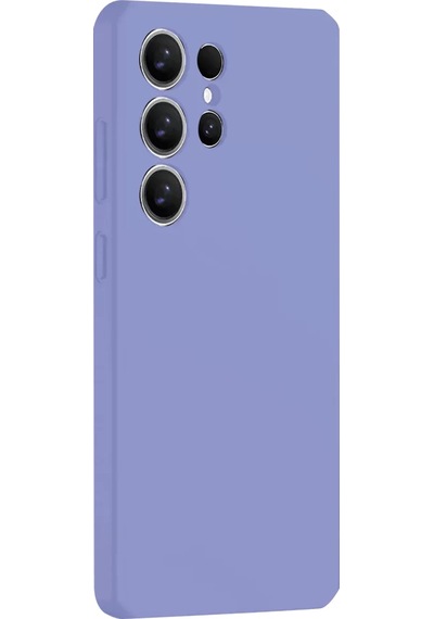 Newface Samsung Galaxy S25 Ultra Kılıf Nano İçi Kadife Silikon - Lila