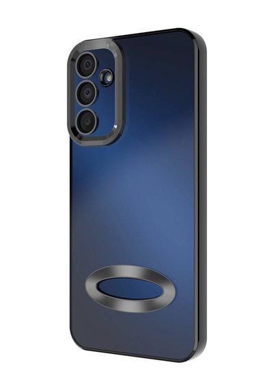 Samsung Uyumlu Galaxy A25 Kılıf Kamera Lens Korumalı Logo Gösteren İnce Hafif Vardar Siyah